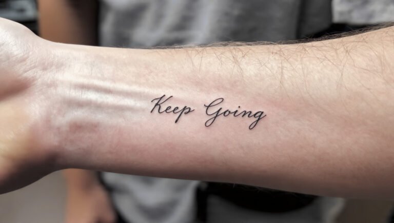 Minimal Quote Tattoo