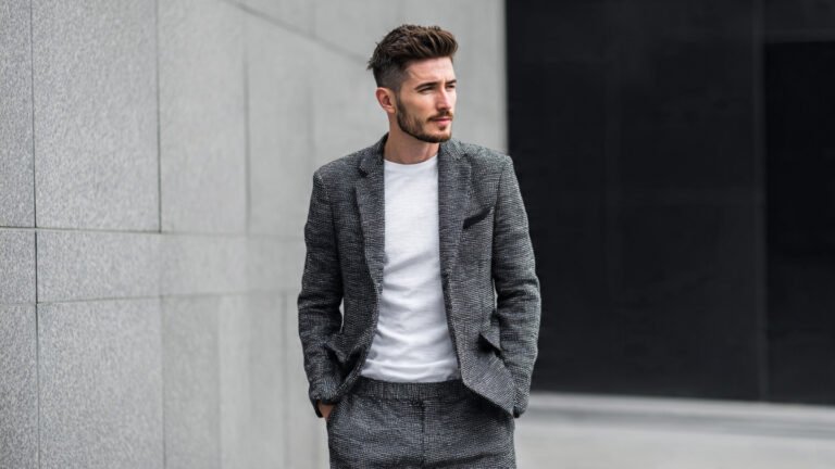 Monochrome Grey Blazer Outfit