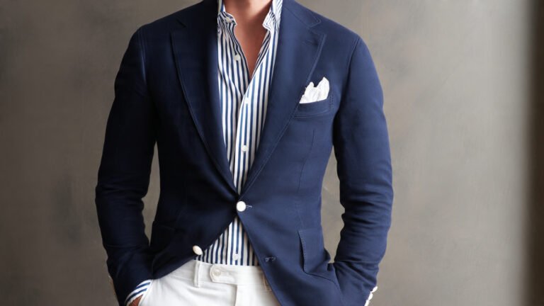 Business Casual Blazer With Chinos