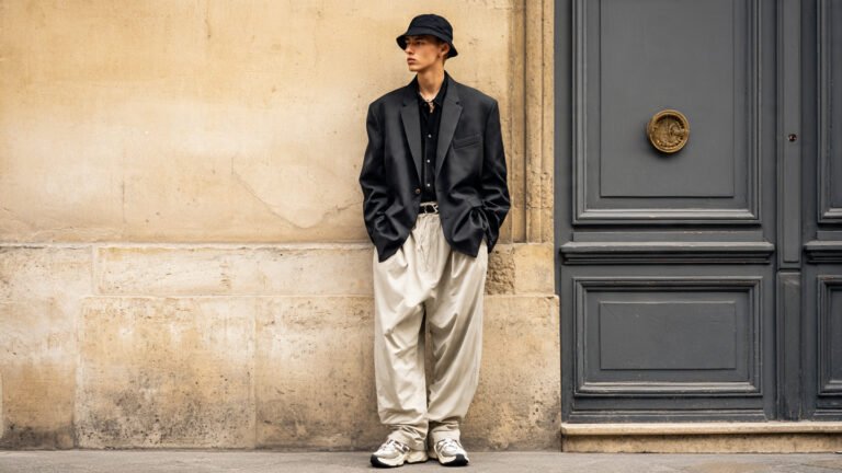 Oversized Blazer With Relaxed Trousers
