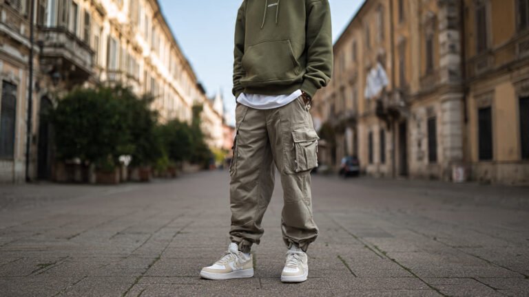  Oversized Hoodie With Cargo Pants