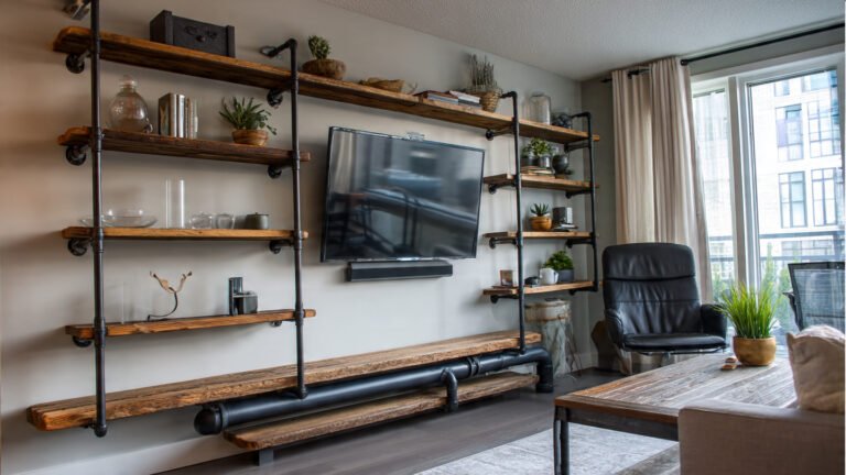 Pipe Shelving for Functional Industrial Storage