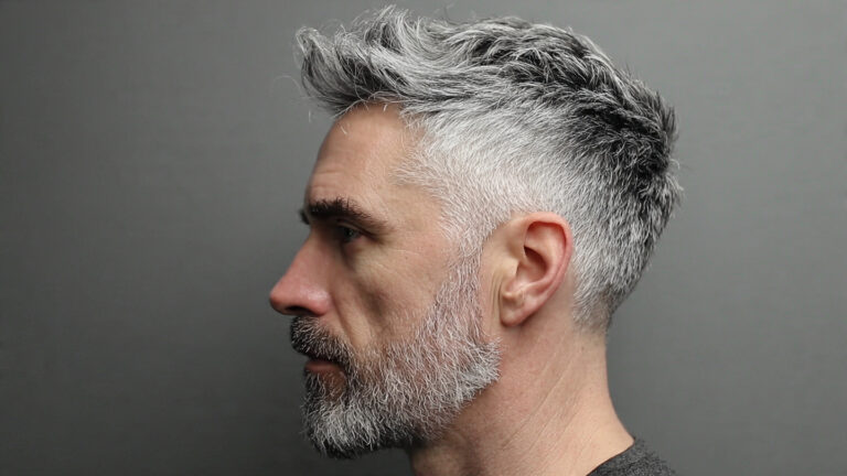 Salt and Pepper Mid Fade