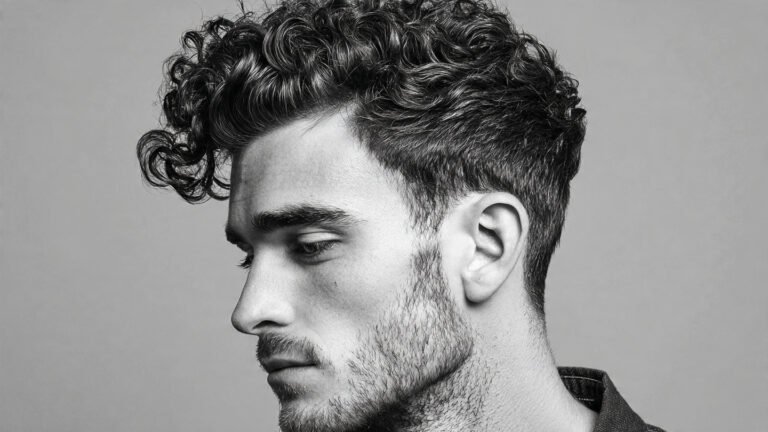 Short Curly Quiff