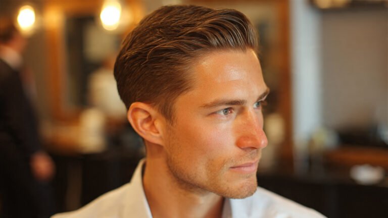 Side Part With Taper Fade