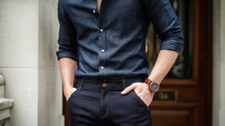 Smart Casual Shirt With Dark Denim
