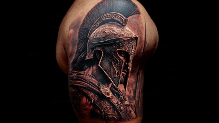 Spartan Warrior Half Sleeve