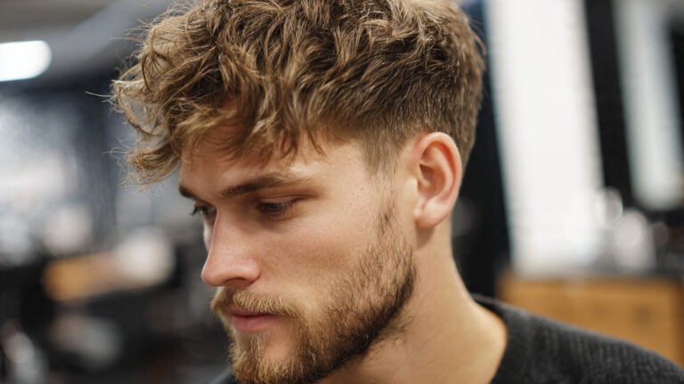 Textured Low Taper Fade With Long Top
