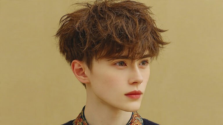 Textured Messy Fringe