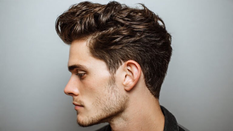 Pompadour With Taper Fade