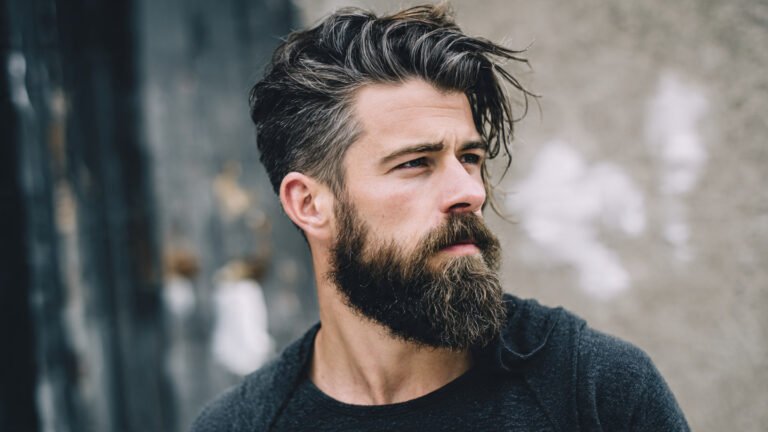 Thick Hair Flow With Full Beard