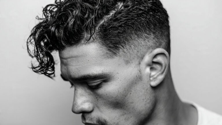 Wavy Side Part Flow With Mid Fade
