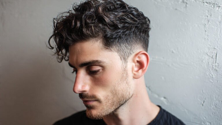  Wavy Wolf Cut With Mid Fade