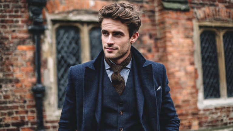 Winter Wedding Guest Outfit With Tailored Coat