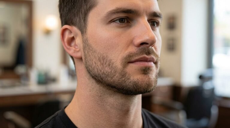  Light faded stubble