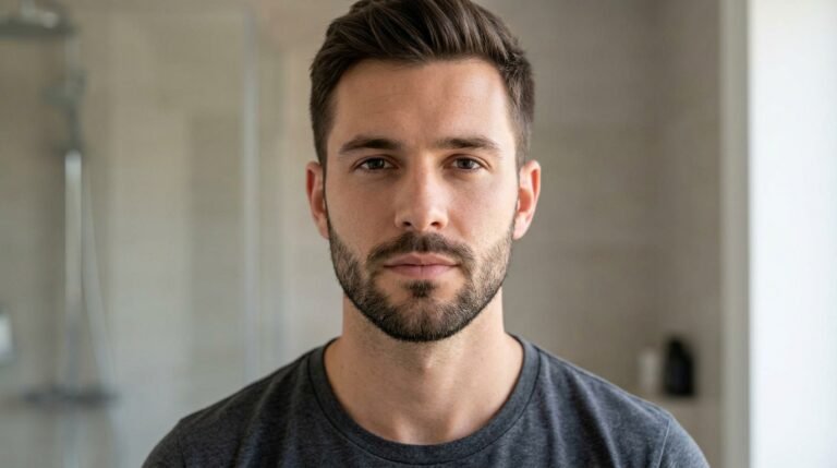 Classic stubble look