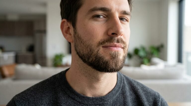Chin-focused stubble