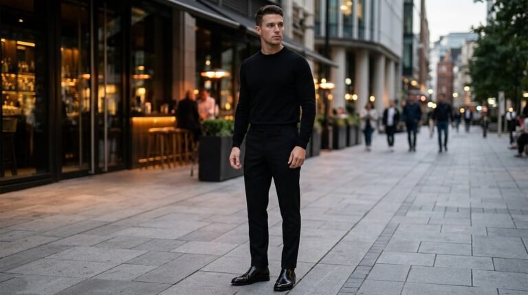  Monochrome luxury mens outfit