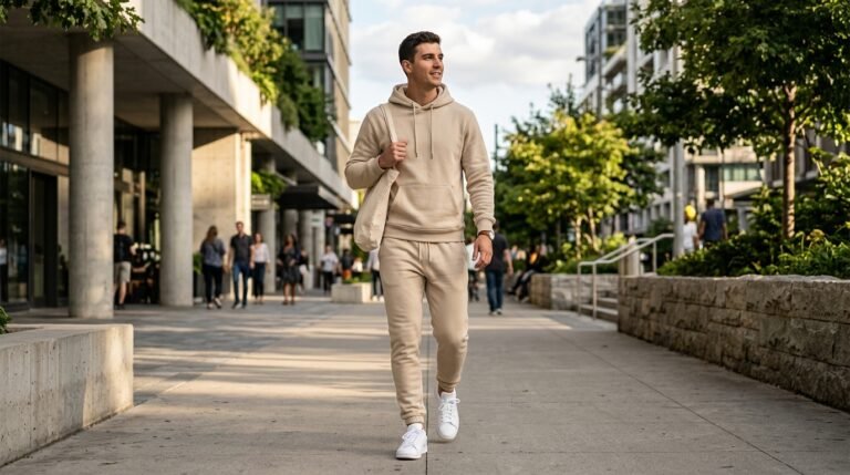 Monochrome beige fit
