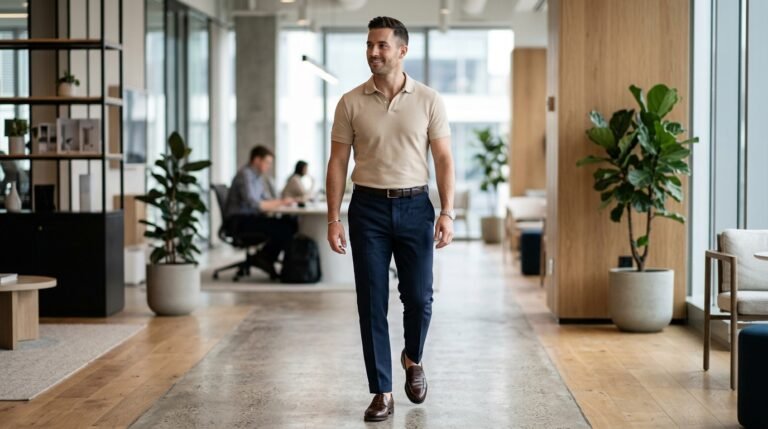 Smart polo fit