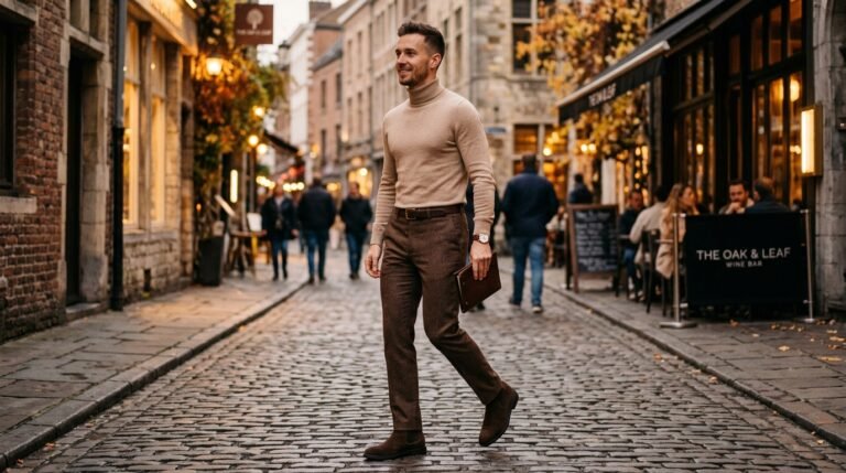 Warm tonal outfit