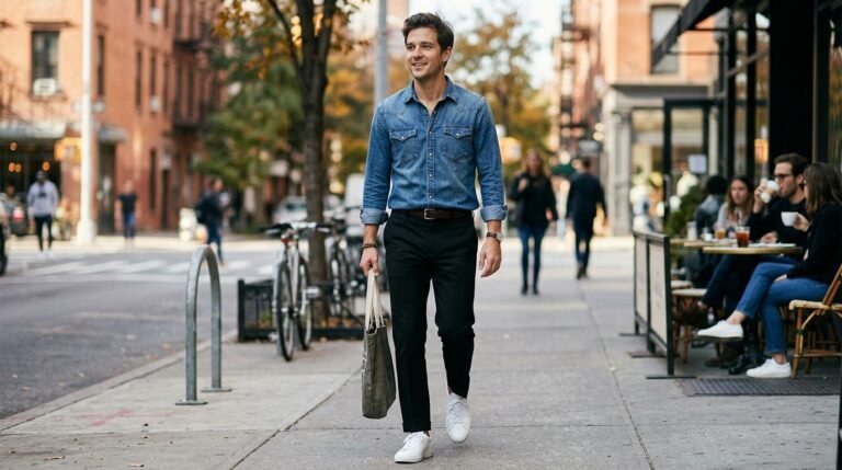 Blue Denim Shirt
