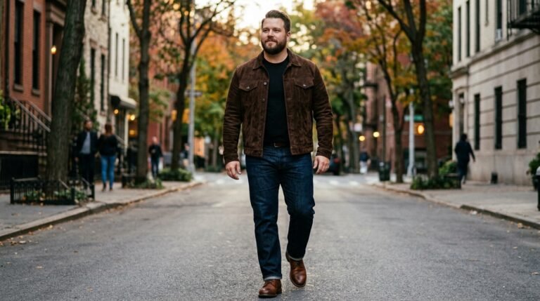 Rugged luxury outfit men