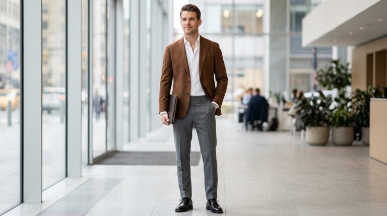 Smart Brown Office Style