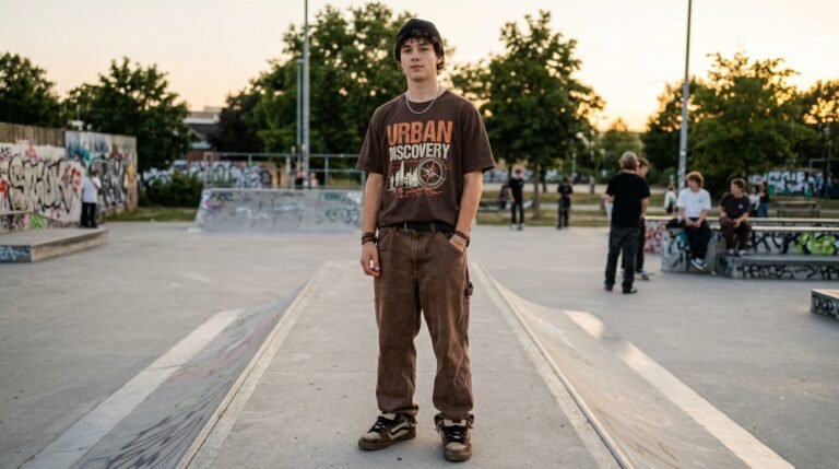 Baggy Brown Streetwear