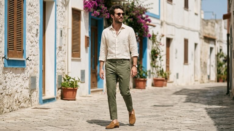 Effortless Mediterranean summer look