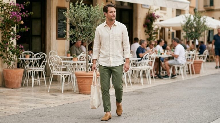  Effortless summer linen look