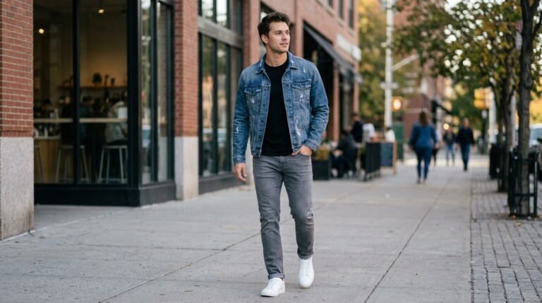Casual Layered Outfit Men