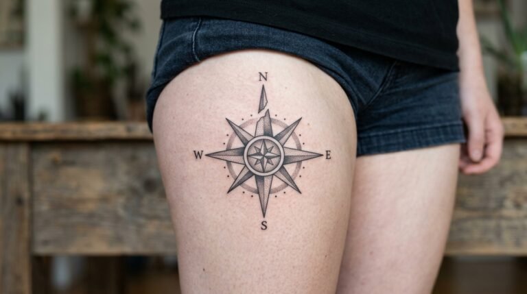 Compass Rose Tattoo