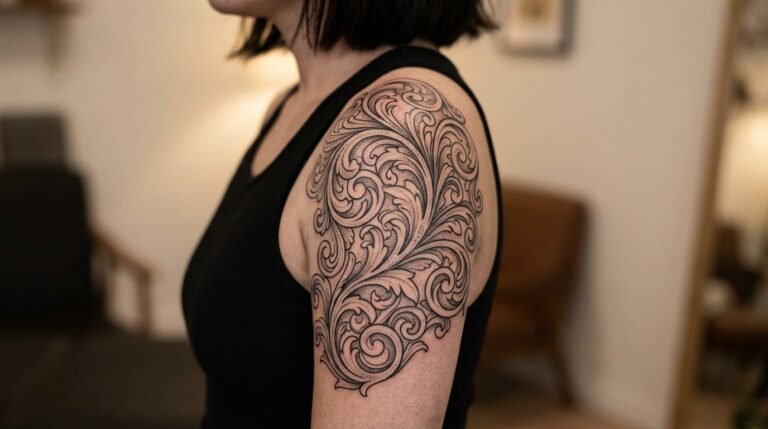 Filigree tattoo sleeve
