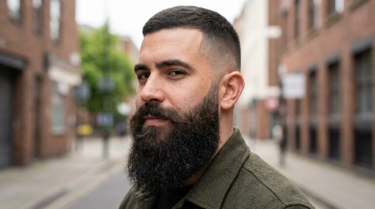 Full Beard High Fade