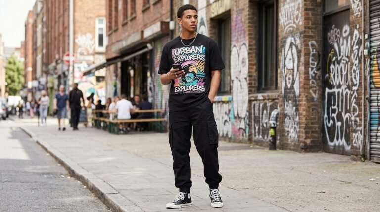 Street casual summer outfit idea