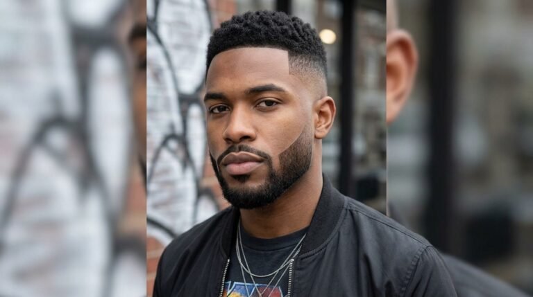 High fade beard lineup