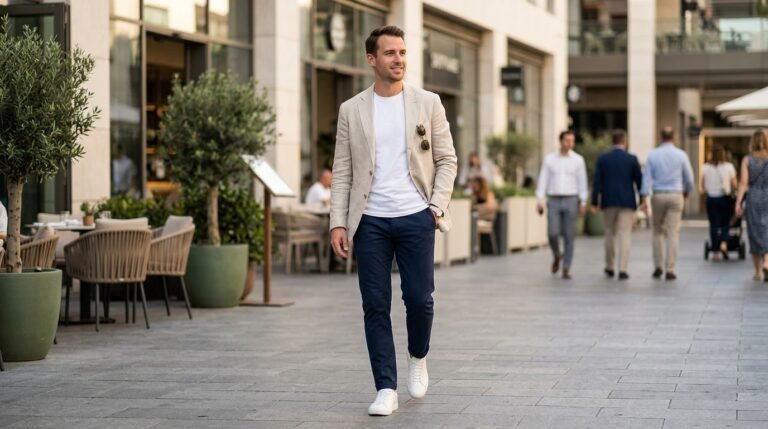 Layered summer smart outfit