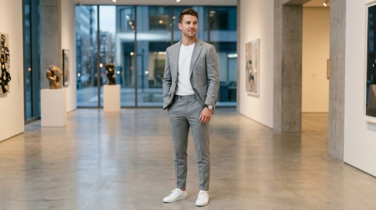 Modern formal casual suit