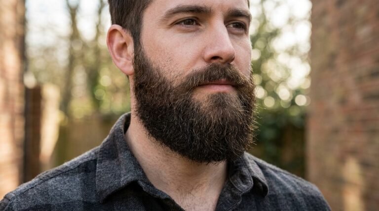 Layered long beard lineup
