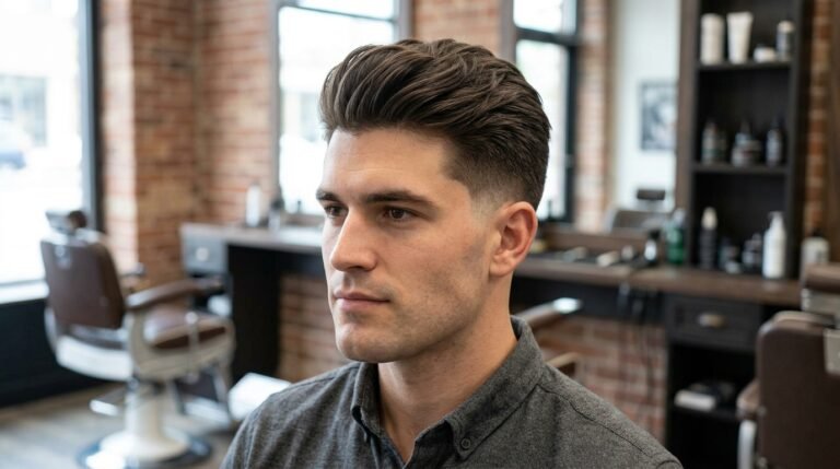Medium low fade brushed layers