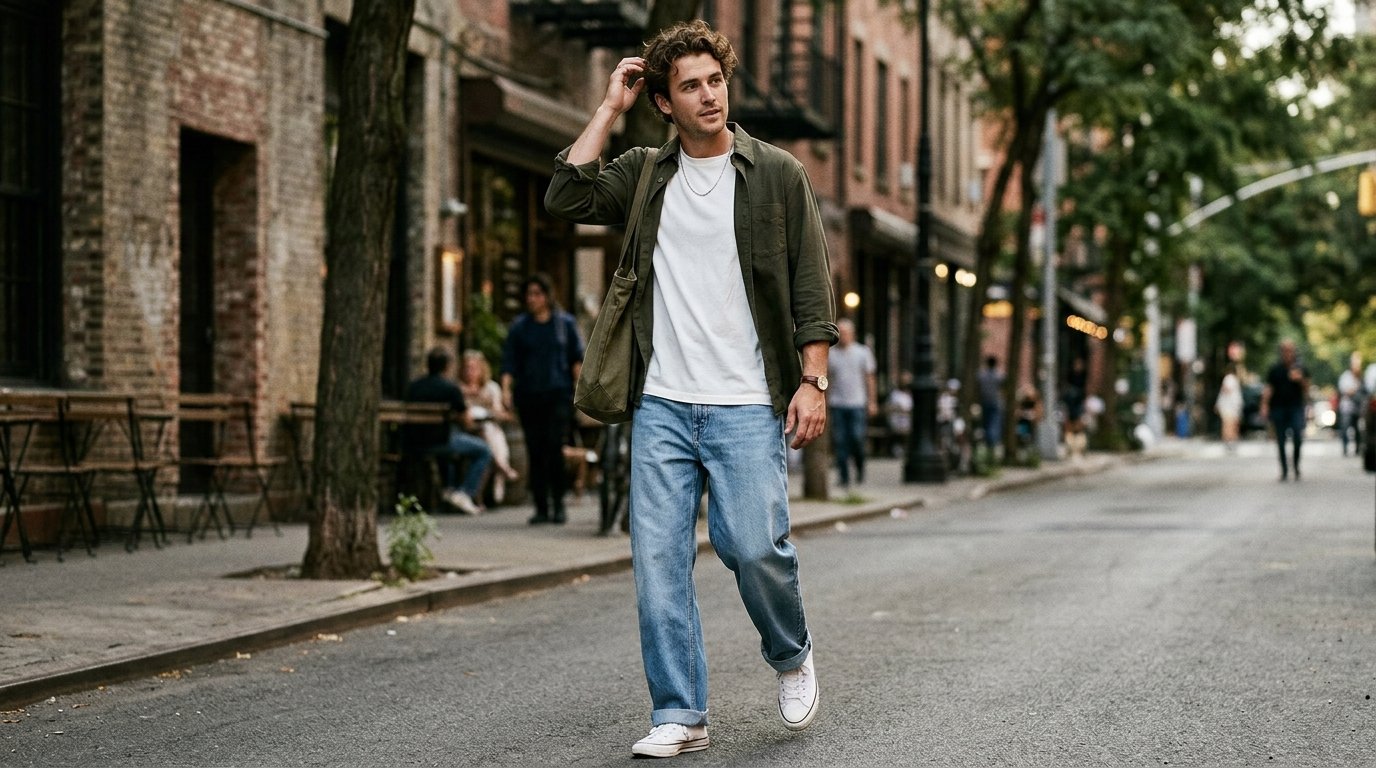 Baggy Jeans Outfit Men Style