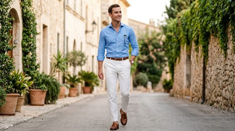 Fresh summer formal outfit men