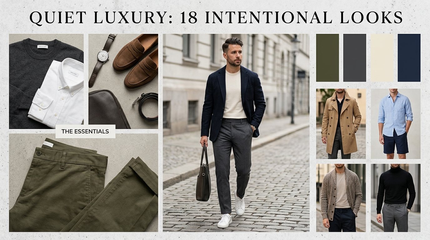 Quiet Luxury Men Outfit Ideas