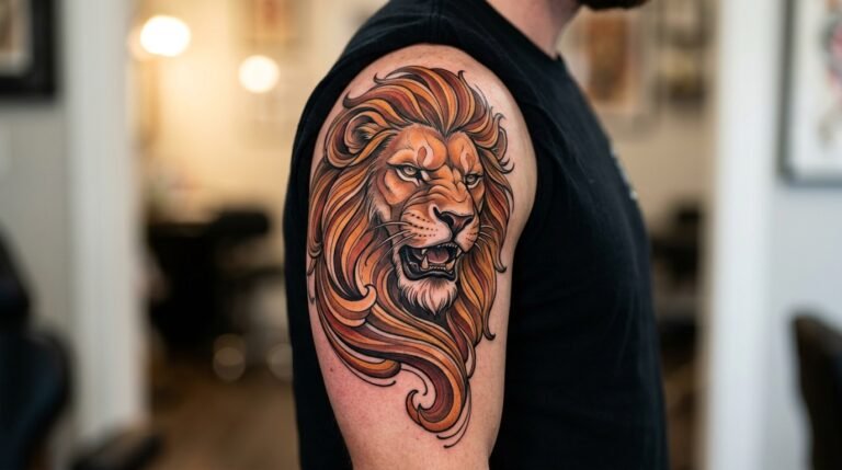 lion mane detail