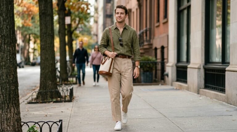 Olive Beige Outfit