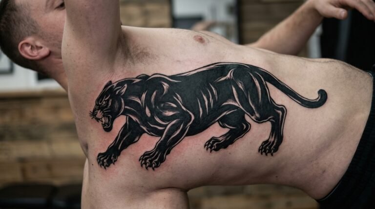 Bold Panther Rib Piece