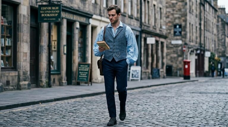 Cool-Toned Literary Tailoring