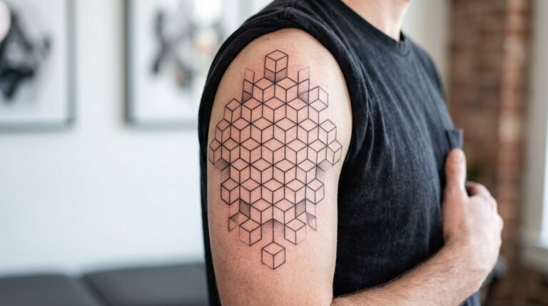 geometric cube flow