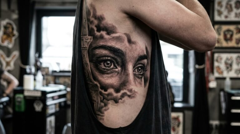 Realism portrait sleeve